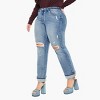 KanCan Essentials Carrie Mid Rise True Straight Leg Jeans (Plus Size) - 18W - 4 of 4