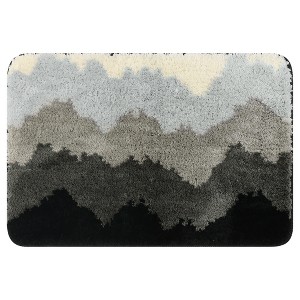 Unique Bargains Bathroom Extra Soft Absorbent Non-Slip Plush Shaggy Bath Mat - 1 of 4