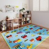 Car Rug Play Mat for Kids Toy Cars, Non-Slip Machine Washable Road Traffic Playmat for Kid Bedroom Home Decor - 2 of 4