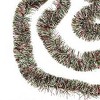 Northlight 50' x 4" Unlit Shiny Red/Green Tinsel Christmas Garland - 3 of 3