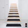 Costway 15 PCS Slip-resistant Stair Mats 30'' x 8'' Non-Slip Stair Treads Carpet - 4 of 4