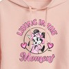 Women's - Disney - Living In The Moment Cropped Graphic Hoodie - 2 of 3