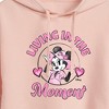 Women's - Disney - Living In The Moment Cropped Graphic Hoodie - image 2 of 3