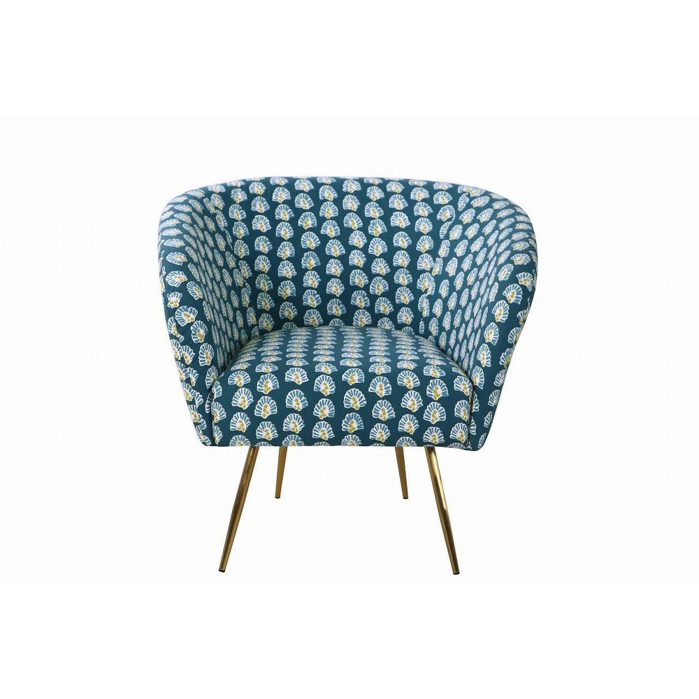 Ashby Accent Chair Teal - HomePop was $269.99 now $202.49 (25.0% off)