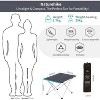 Naturehike FT08 Portable Camping Table, Ultralight Aluminum Folding Beach Table with Carry Bag for Outdoor Cooking, Picnic, Camp, Boat, Travel - 3 of 4