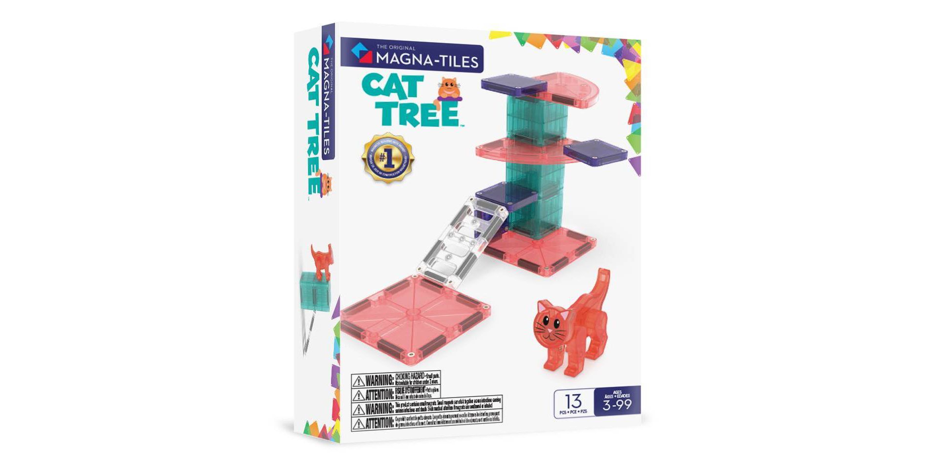MAGNA-TILES Cat Tree Magnetic Building Set