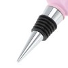 Unique Bargains Bottle Stoppers Zinc Alloy Resin TPR Red Silver Tone Black 3.86"x1.46"x1.18" 1 Pcs - 3 of 3
