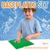 Strictly Briks Large Classic Stackable Baseplates, For Building Bricks, Bases for Tables, Mats, and More, Green, 1 Piece, 10x10 Inches - 2 of 4