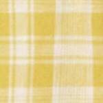 yellow plaid linen