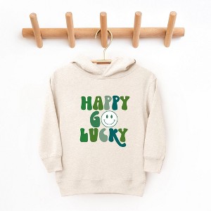 The Juniper Shop Happy Go Lucky Smiley Face Toddler Graphic Hoodie - 1 of 3