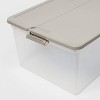 Latching 110qt Clear Spaceship Gray Lid with Latch - Brightroom™ - image 3 of 3