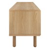 Modway Kurtis Modern MDF and Particleboard TV Stand for TVs up to 65" in Oak - 2 of 4
