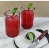 Dos Sueños Mexican Hand Blown  Drinking Glasses - Natural - 14oz - Set of 6 - 4 of 4