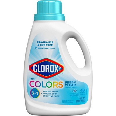 Clorox 2 for Colors - Free & Clear Stain Remover and Color Brightener - 66oz