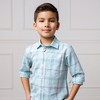 Hope & Henry Boys' Linen Long Sleeve Button Down Shirt, Kids - 3 of 4