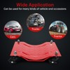 Car Dolly, Wheel Dolly Set of 4 - 6000 Lbs Capacity with Brakes, Heavy-Duty Vehicle Dolly for Moving Cars Trucks - 4 of 4