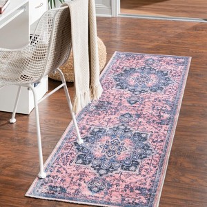 Unique Loom Renaissance Roma Border Washable Indoor Flatweave Woven Area Rug - 1 of 4