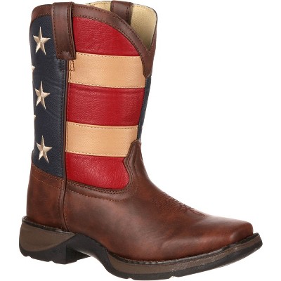 LIL' DURANGO Kid's Patriotic Western Flag Boot