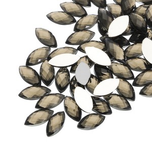 Unique Bargains Acrylic Flat Back DIY Decor Jewelry Horse Eye Gems 50 Pcs - 1 of 4