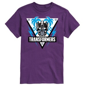 Men's - Transformers - Surf Shape Tropical Triangle Short Sleeve Graphic T-Shirt - 1 of 4