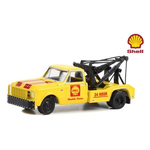 Greenlight Collectibles 1/64 1967 Chevrolet C-30 Wrecker, Shell Roadside Service 24 Hour, Shell Oil Series 1, 41125-A - 1 of 2