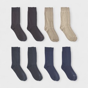 Aeropostale Men's 8-Pack Dress Crew Socks - Comfortable & Stylish for Everyday Wear - Lightweight, Stretchy & Moisture Wicking - 1 of 4