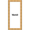 PosterPalooza | Panoramic Embellished Gold Picture Frame - UV Acrylic, Foam Board Backing, Hanging Hardware - 2 of 4