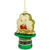 Northlight 4.75" Shamrock and Leprechaun Hat Glass Christmas Ornament - 4 of 4