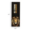 Dicksons Be Strong and Courageous Golden Lion 6.5 inch Paper Bookmark Pack of 12 - 4 of 4