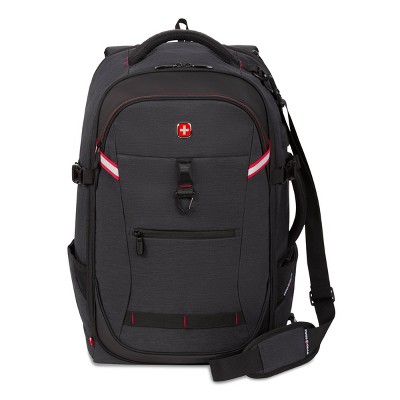 Рюкзаки SWISSGEAR Core Travel 22" Backpack - Charcoal Gray — фото 8