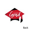 Big Dot of Happiness Red Graduation - Grad Cap Decorations DIY Party Essentials - Set of 20 - 3 of 4