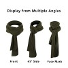 Anna-Kaci Winter Scarf Fleece Neck Warmer Solid Soft Windproof Lightweight Cold Weather Outdoor Gear for Women and Men - 2 of 4