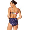 Women's Gradient Floral Shirred Underwire Bikini Swim Top - image 2 of 4