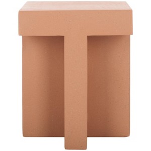 Aldrich Square Accent Table - ACC2820C - Terracotta - Safavieh - 1 of 4