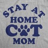 Womens Funny T Shirts Stay At Home Cat Mom Sarcastic Kitty Graphic Tee For Ladies - Crazy Dog Women's T Shirt - image 2 of 4