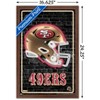 Trends International NFL San Francisco 49ers - Neon Helmet 23 Framed Wall Poster Prints - 3 of 4