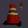 Kids' and Adult Glow in the Dark Construction Cone Halloween Costume with Headpiece One Size - Hyde and EEK! Boutique™ - 4 of 4