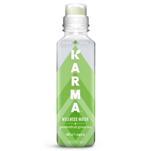 Karma Passionfruit Green Tea Wellness Water - 18 fl oz - 1 of 4