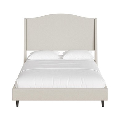 RealRooms Oakley Wingback Platform Bed Frame