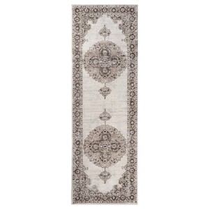 Vintage Traditional Medallion Indoor Runner or Area Rug by Blue Nile Mills - 1 of 4
