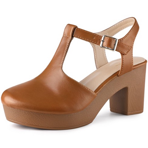 Clog heels closed toe on sale