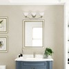 Livex Lighting Essex 3 - Light Vanity in  Antique Brass - 3 of 4