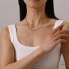 Dainty Gold Chain Necklace For Women - 18K Gold Plated Coin Disc Choker With Beaded & Paper Clip Layered Chain, Everyday Jewelry Gift - 3 of 4