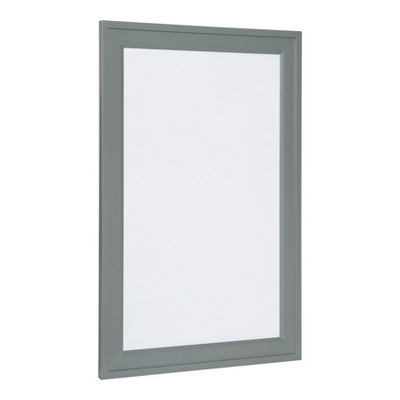 Gray Framed Magnetic Dry Erase Board 18.5x27.5