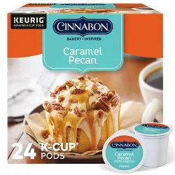 Cinnabon Caramel Pecan Medium Roast Coffee Keurig - K-Cup Pods 24ct