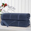 Smart Twist Viscose Cotton Blend Medium Weight Solid Ribbed Towel Set by Blue Nile Mills - 2 of 4
