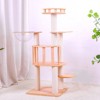 Multi-Level Cat Tree, Cat Tower Durable Sisal-Covered Scratching Posts,Cozy Caves,Condo,Dangling Ball,Jumping Platform for Cats Play &Sleep,Pet House - 2 of 4