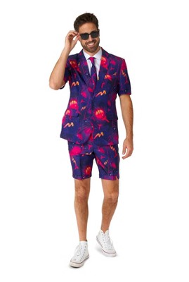 Suitmeister Men's Party Suit - Summer Retro Neon Navy - Purple : Target