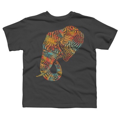 Boy's Design By Humans Elephant (Majestic) By kase T-Shirt