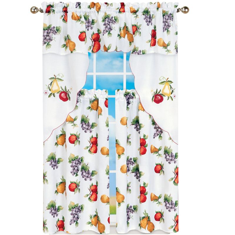 Collections Etc Ambrosia Curtain Set, 1 of 3